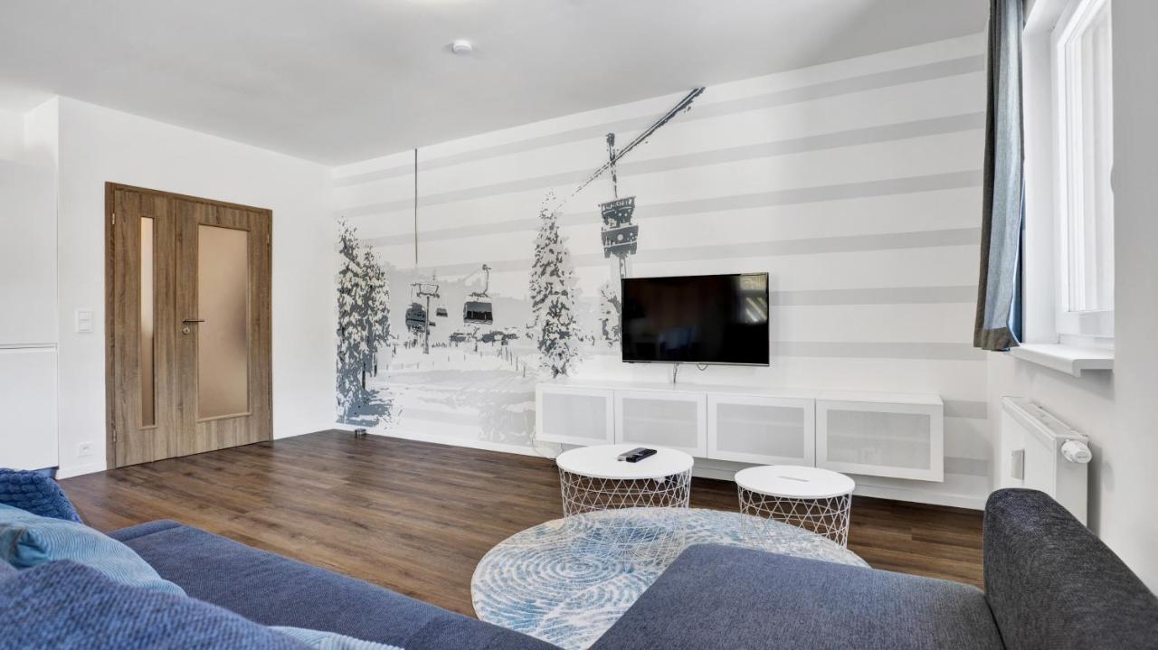 Krusnohorske Strane Apartment Loucna pod Klinovcem Ngoại thất bức ảnh