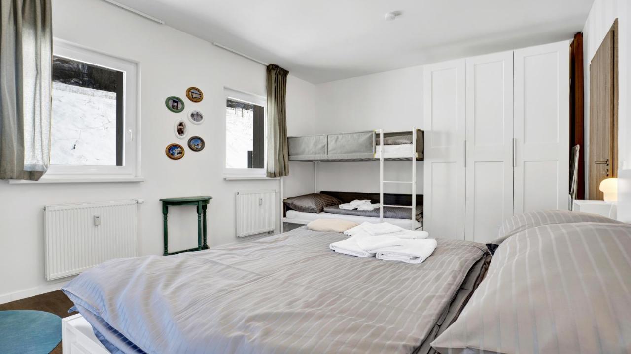 Krusnohorske Strane Apartment Loucna pod Klinovcem Ngoại thất bức ảnh